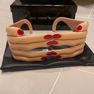 Linda Farrow Project/Jeremy Scott glasses